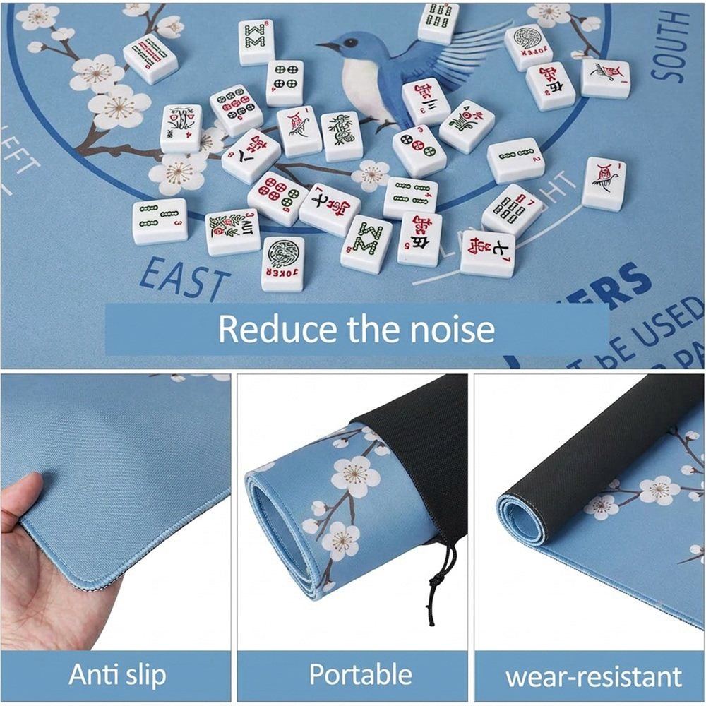 Portable Gaming Table Cover Washable Silent Anti-skid Surface